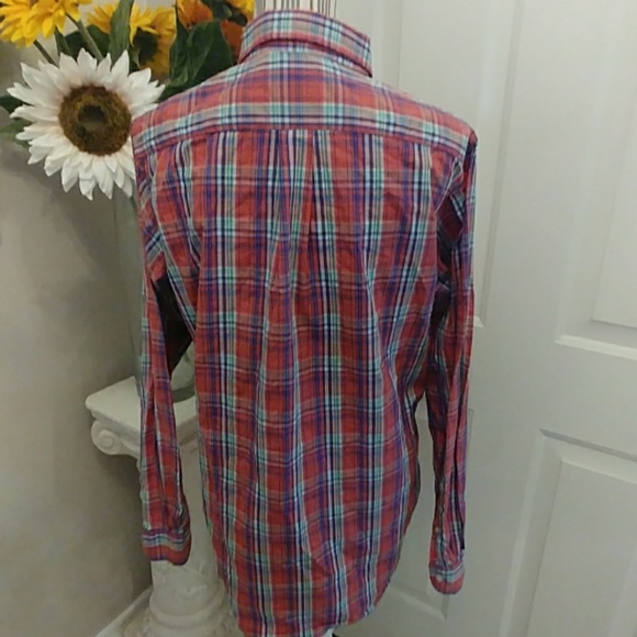 Class Club Plaid Button Down Shirt- Size 20 - Picture 6 of 8